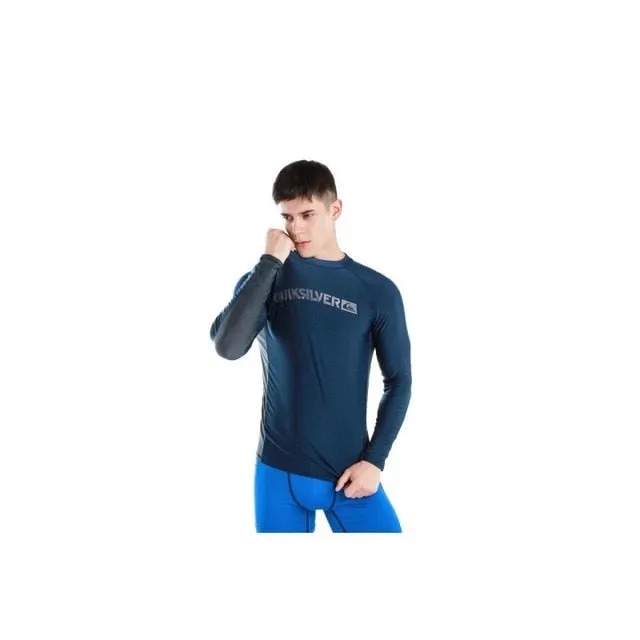 TSMC UV Protect Surfing Rash Guard Men Swimwear Long Sleeve Swimsuit Mens Rashguard Surf Shirt For Swimming Sail drop shipping