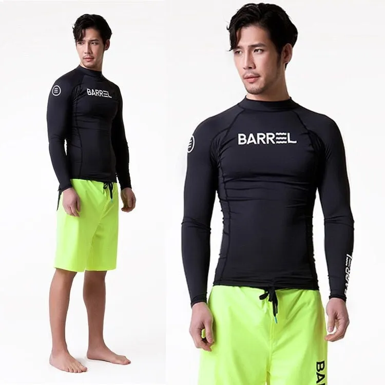 TSMC UV Protect Surfing Rash Guard Men Swimwear Long Sleeve Swimsuit Mens Rashguard Surf Shirt For Swimming Sail drop shipping
