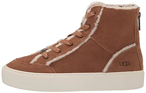 UGG Women's NURAY Sneaker, Chestnut Suede, 7