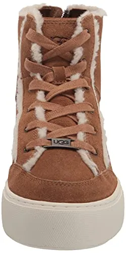UGG Women's NURAY Sneaker, Chestnut Suede, 7