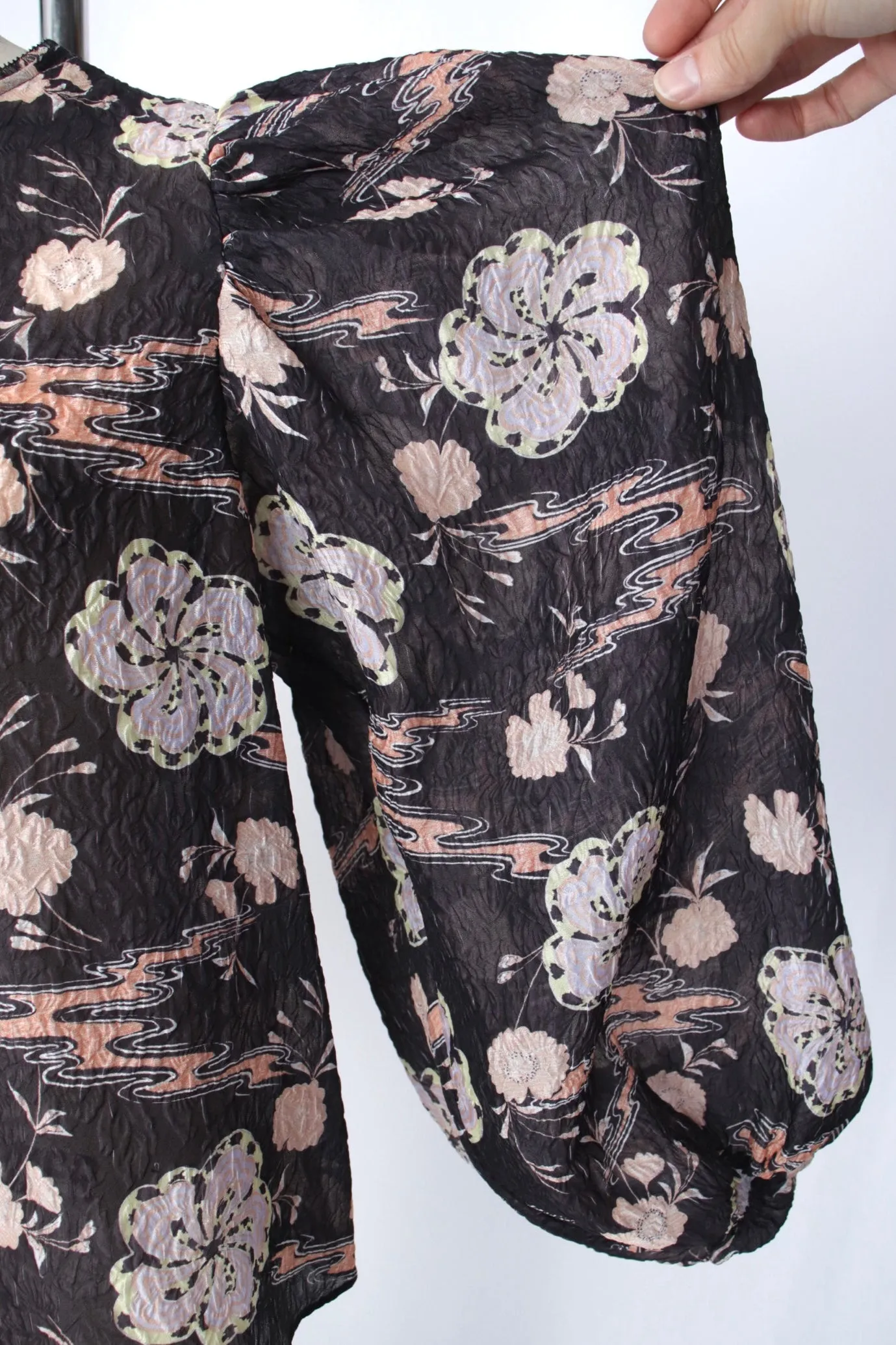 Ulla Johnson Organza Puff Sleeve Blouse