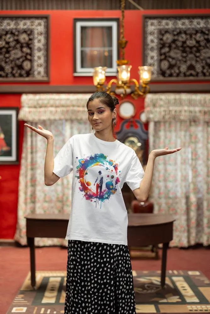 Unisex Oversized Cotton Graphic Printed T-Shirt