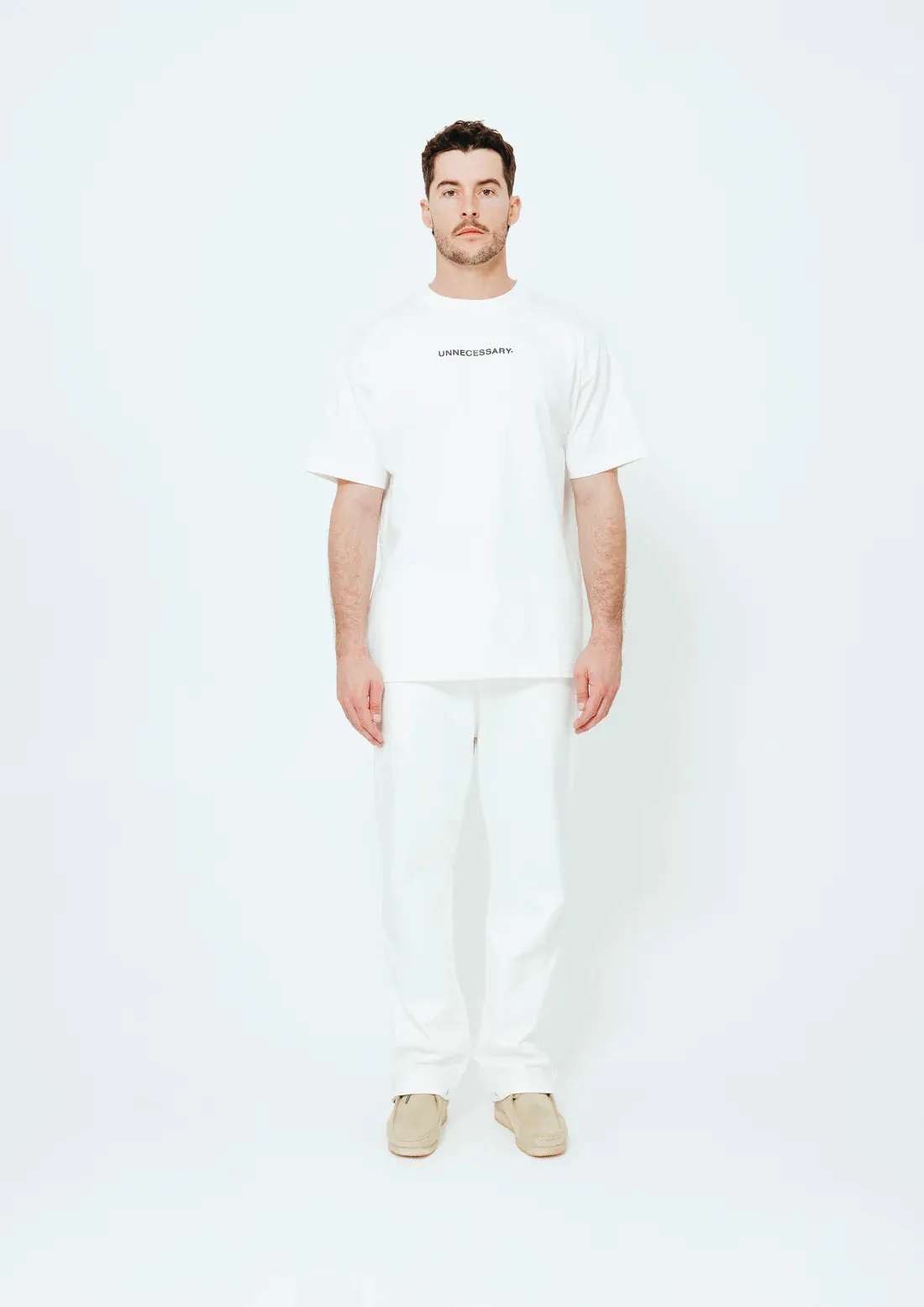 UNNECESSARY Survival Tee Bone White