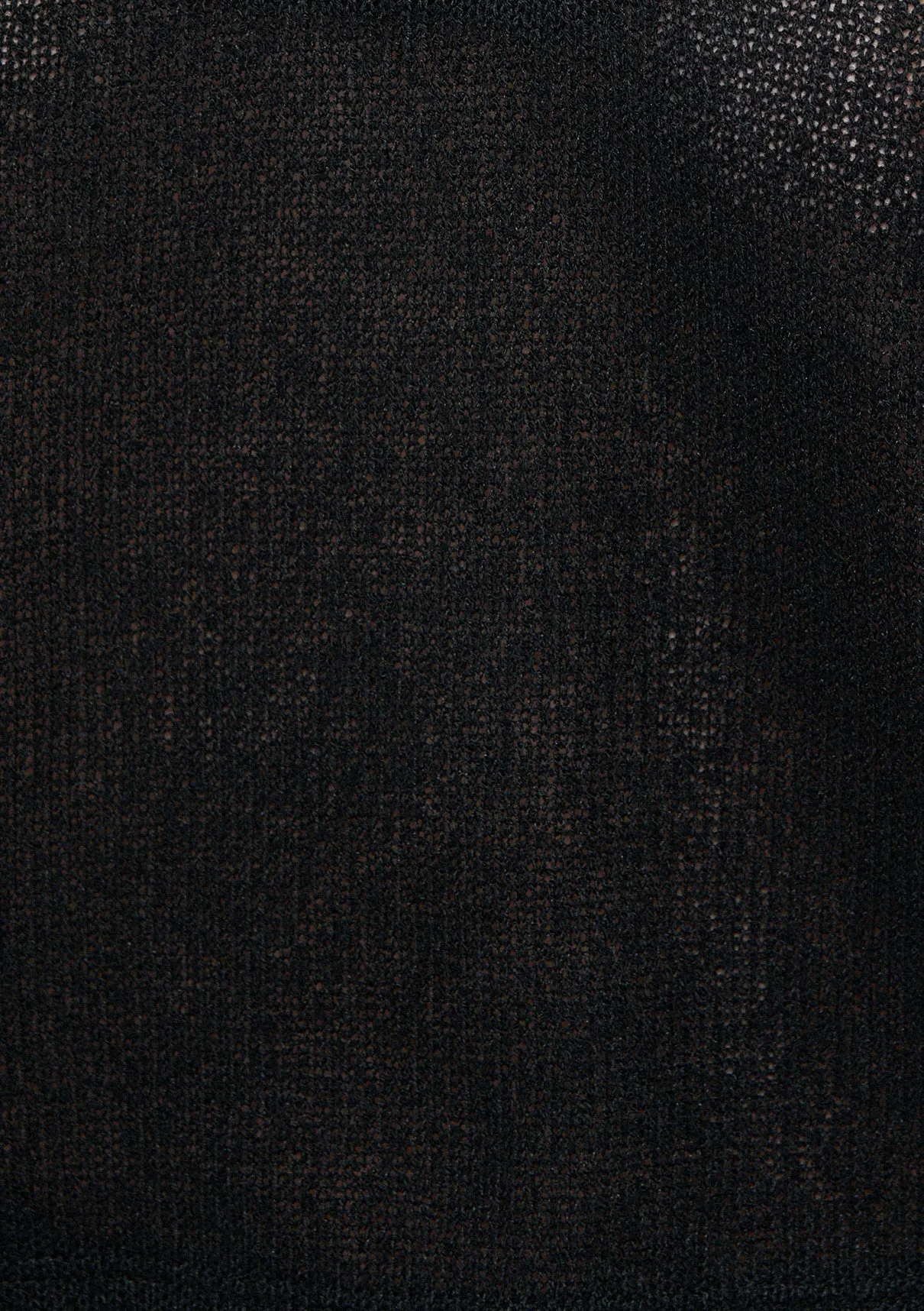 V Neck Black Top