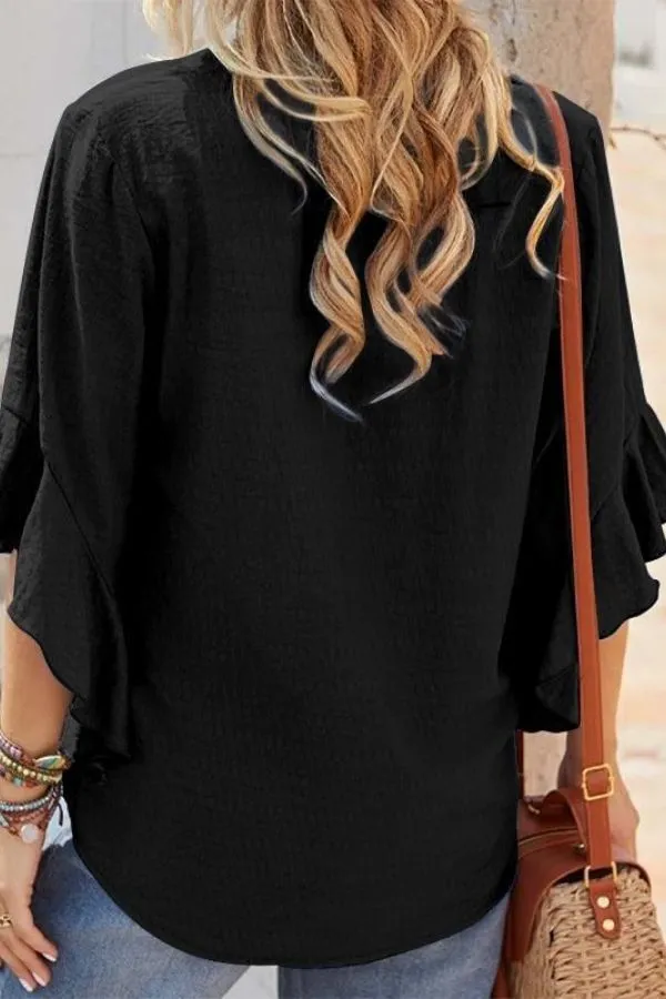 V Neck Half Sleeve T-shirt