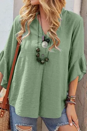 V Neck Half Sleeve T-shirt