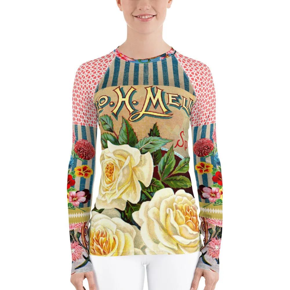 Vanilla Rose Rash Guard