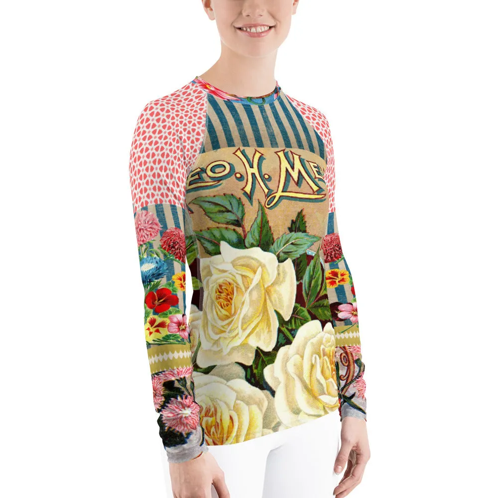 Vanilla Rose Rash Guard