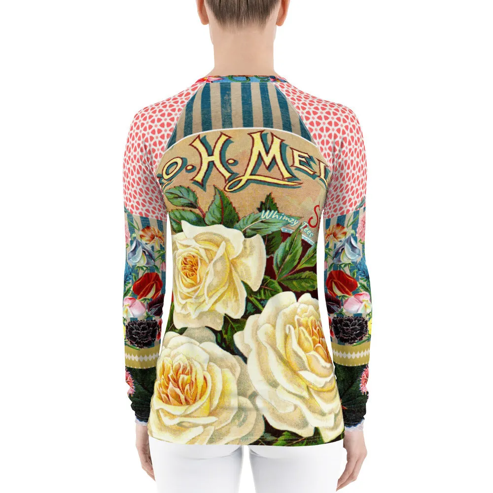 Vanilla Rose Rash Guard