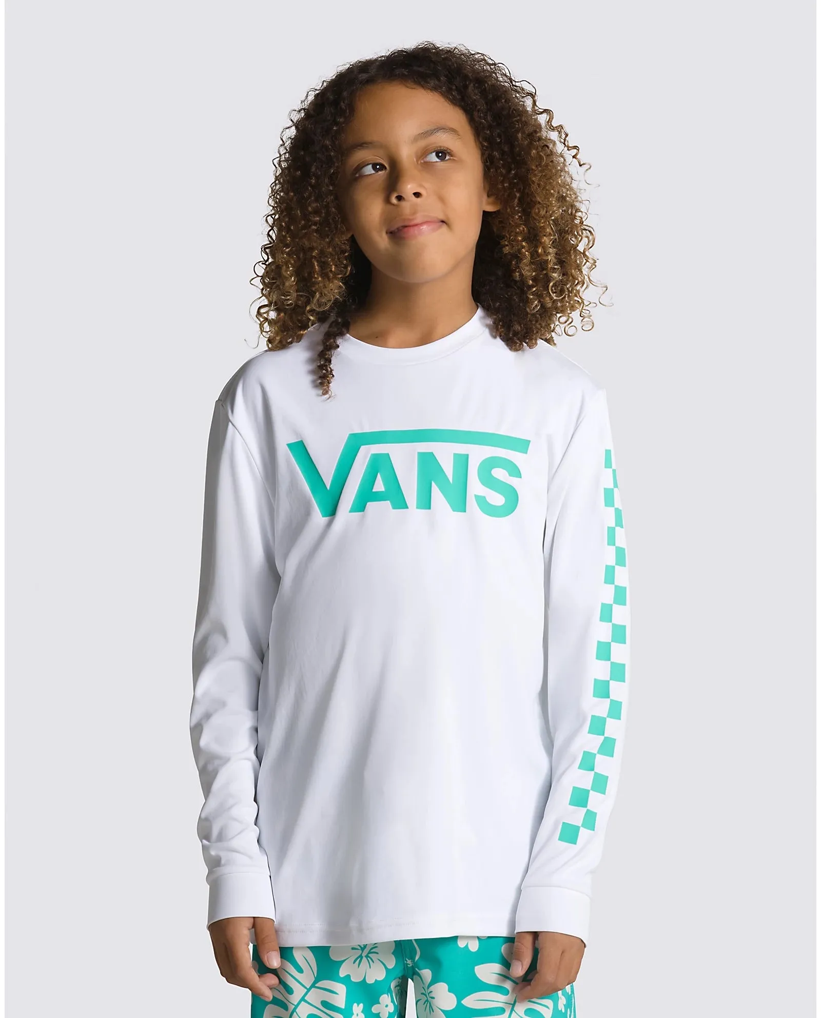 Vans Classic Checker Sun Shirt - White Waterfall