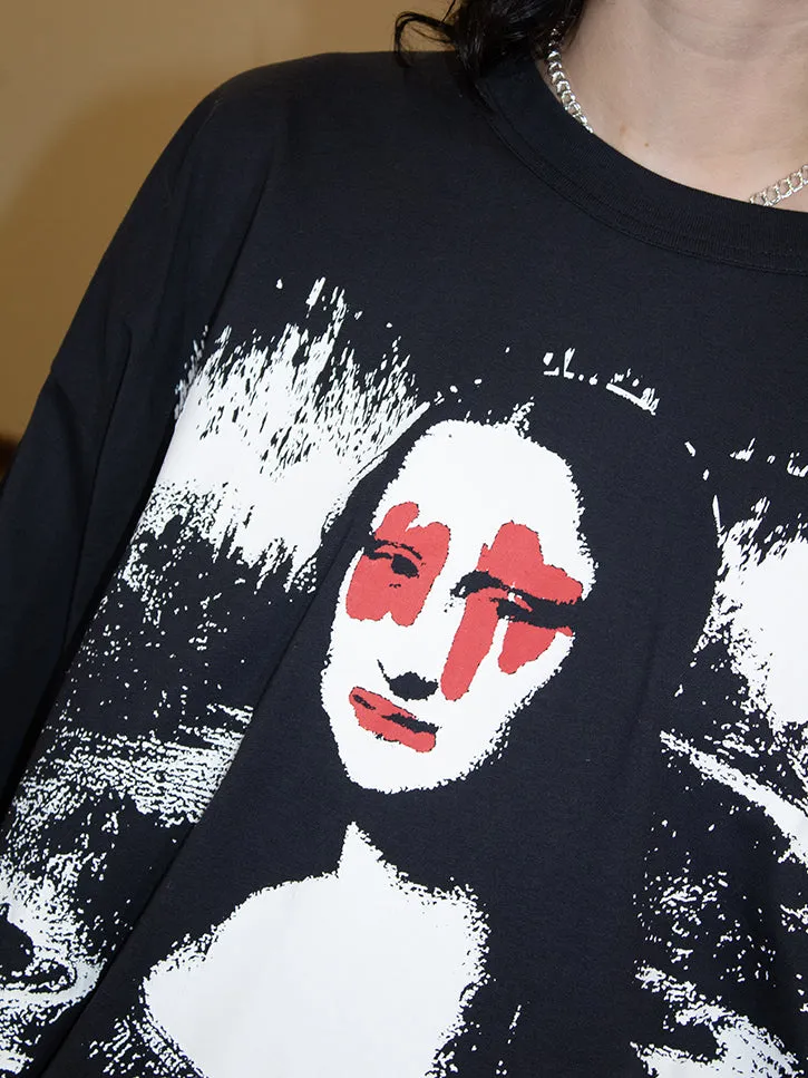 Vaquera Mona Lisa w/Diamonds Oversized T-Shirt