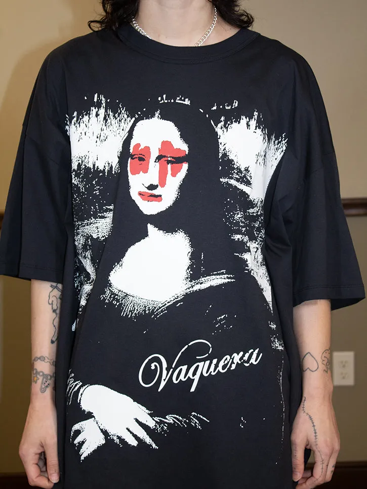 Vaquera Mona Lisa w/Diamonds Oversized T-Shirt