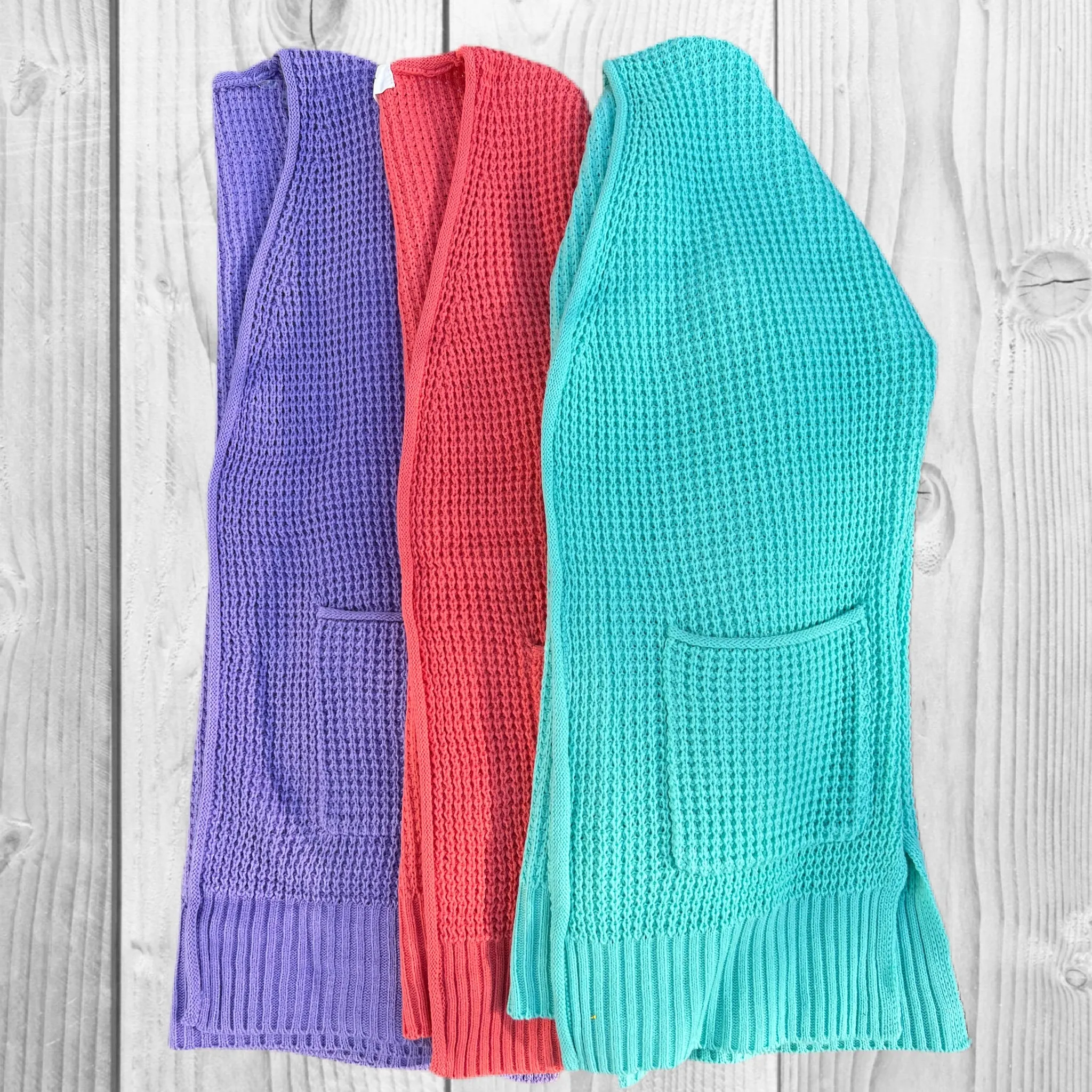 Waffle Knit Cardigan