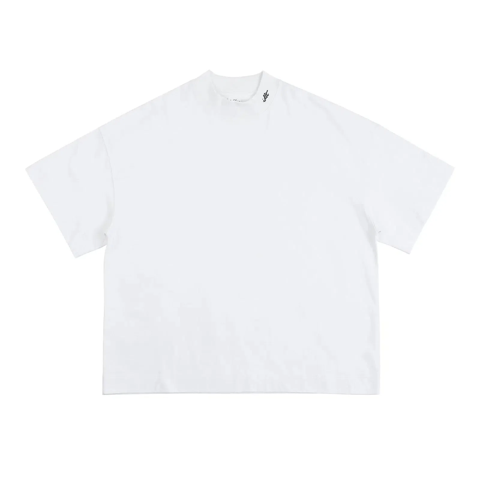 Washed Embroidered Round Neck T-shirt
