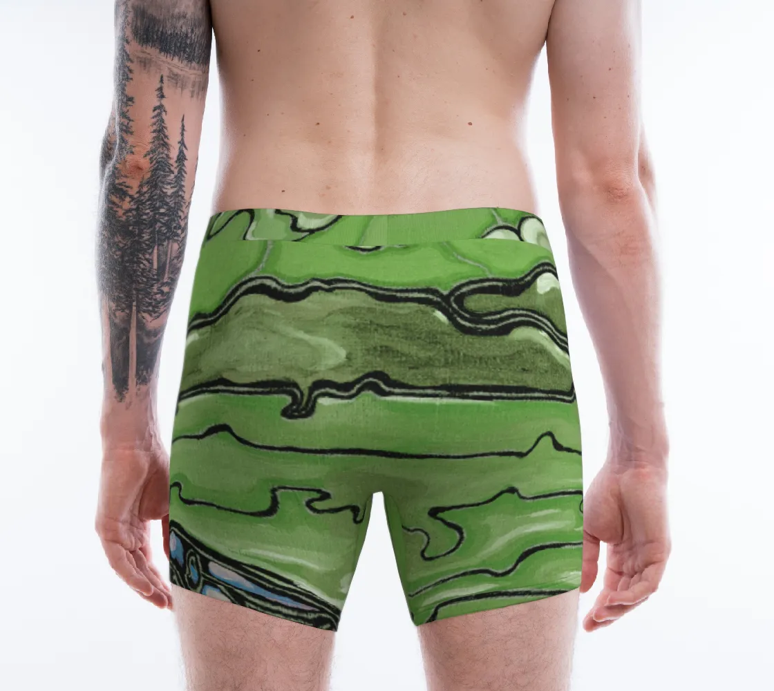 Water Green - Men's Boxer Briefs