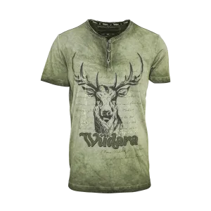 Wüdara Vintage T-Shirt - Dunkelgrün