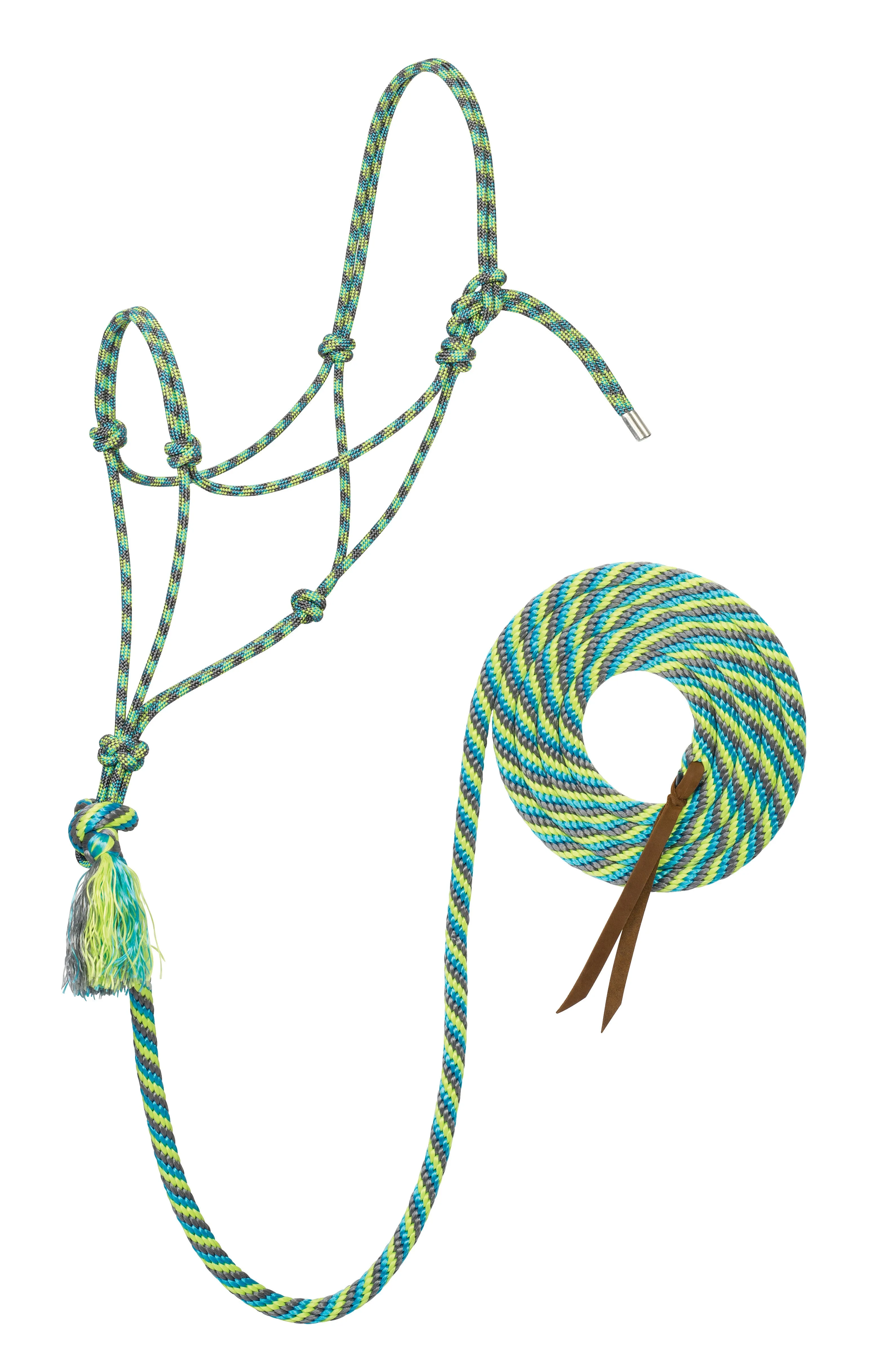 Weaver Silvertip #95 Rope Halter with 12' Lead (Multiple Color Options)