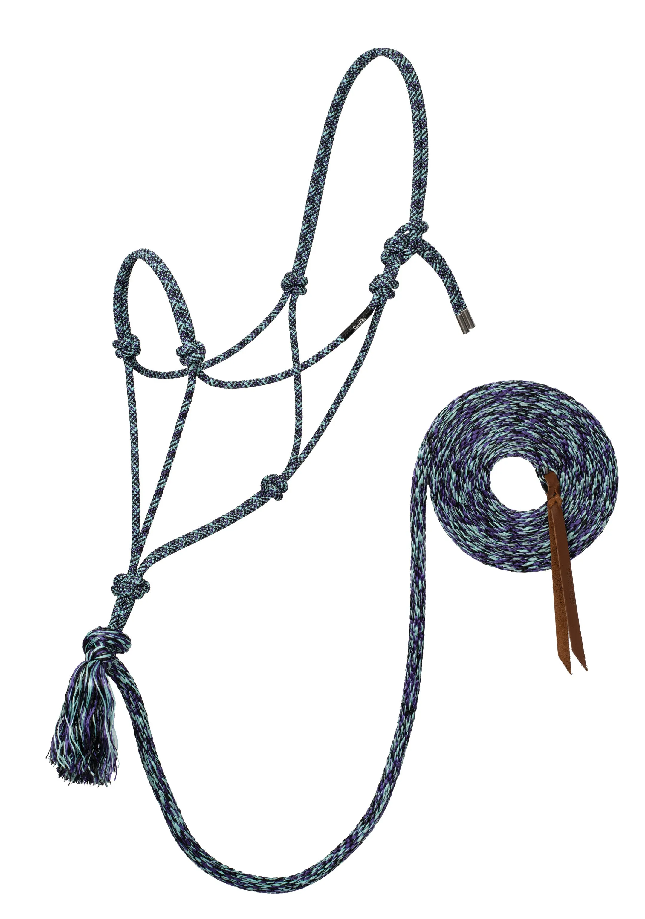 Weaver Silvertip #95 Rope Halter with 12' Lead (Multiple Color Options)