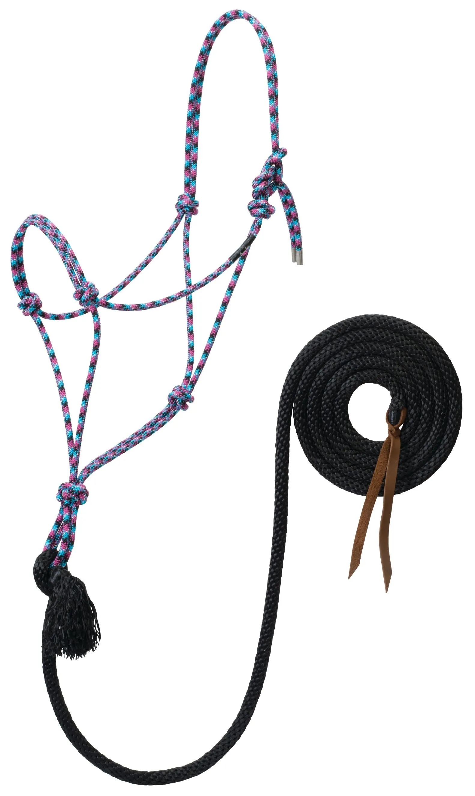 Weaver Silvertip #95 Rope Halter with 12' Lead (Multiple Color Options)