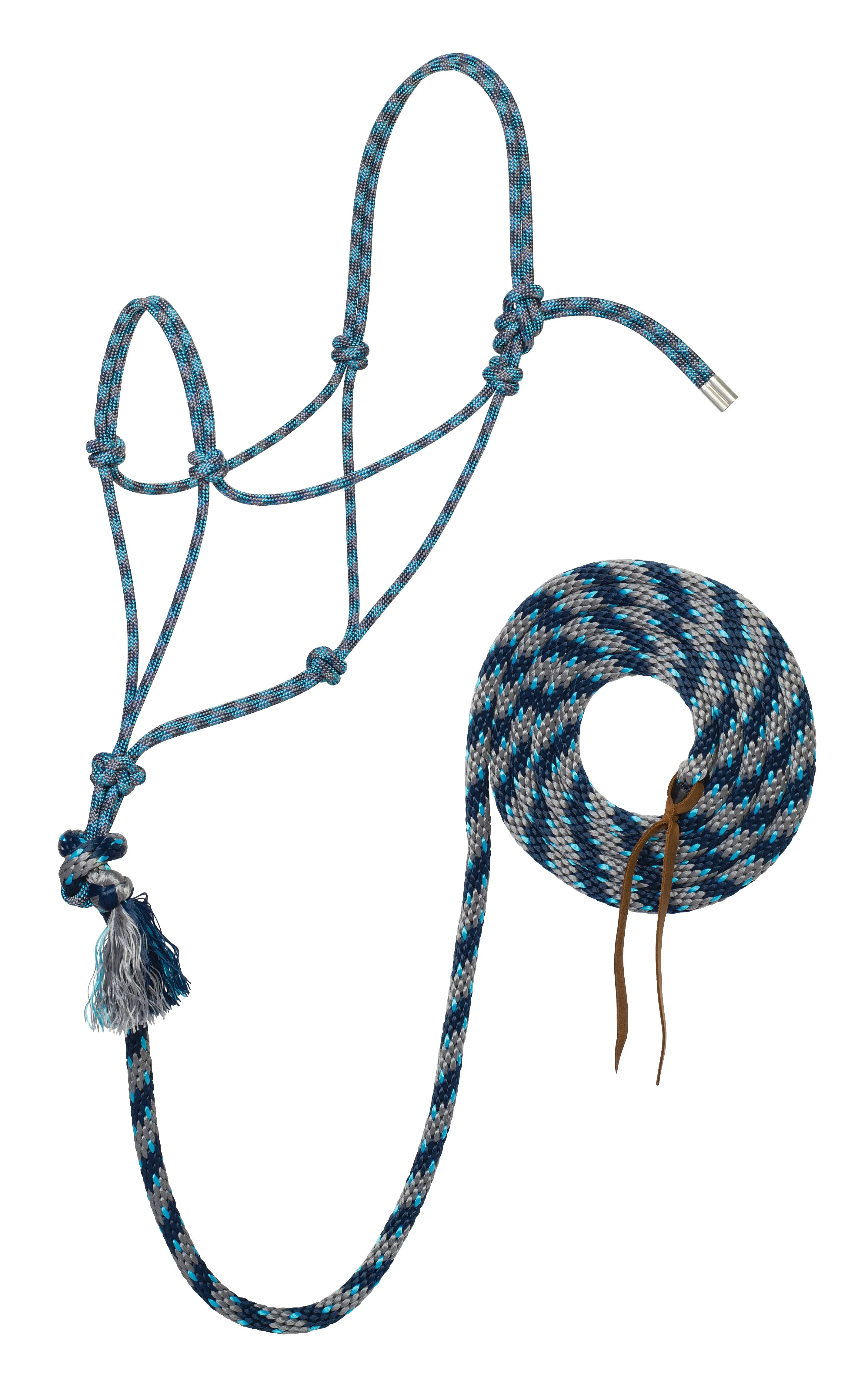 Weaver Silvertip #95 Rope Halter with 12' Lead (Multiple Color Options)