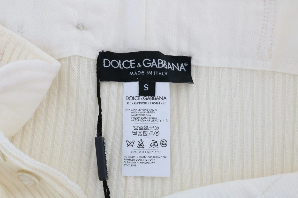 White 100% Cashmere Winter Underwear Pants