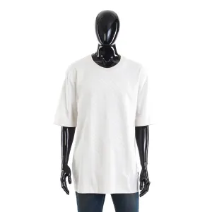 White Fendi Shadow Motif T-Shirt