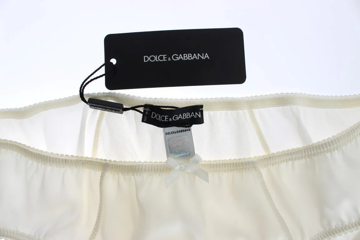 White Light Cream Silk Stretch Underwear