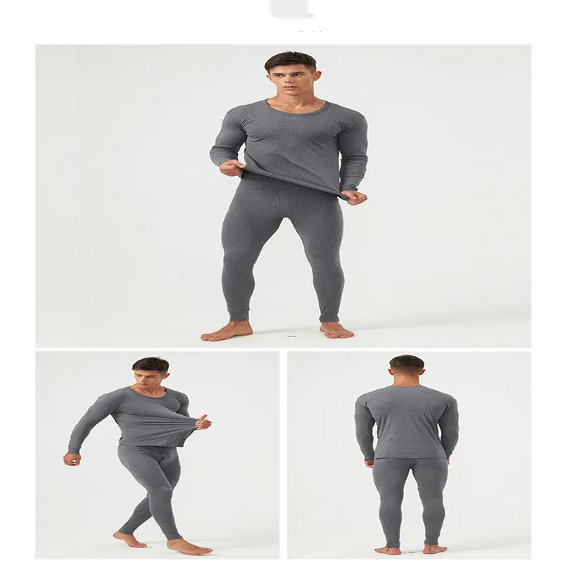 Winter Thermal Underwear For Men's Long Johns Shirt and Pants Set