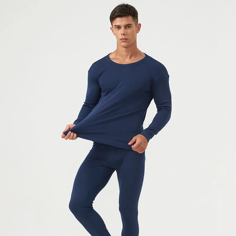 Winter Thermal Underwear For Men's Long Johns Shirt and Pants Set