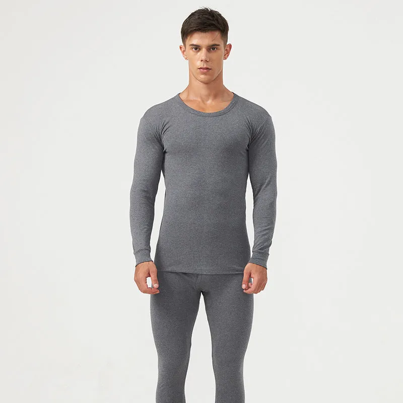 Winter Thermal Underwear For Men's Long Johns Shirt and Pants Set