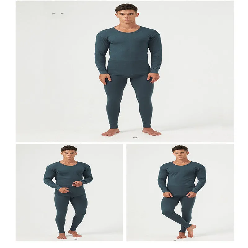 Winter Thermal Underwear For Men's Long Johns Shirt and Pants Set