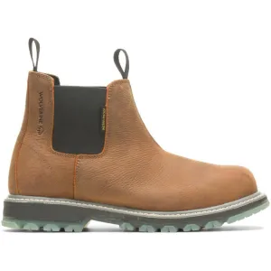 Wolverine Men's Floorhand Lx 6" Steel Toe WP Work Boot -Brown- W231018