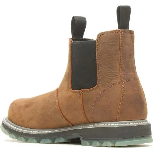 Wolverine Men's Floorhand Lx 6" Steel Toe WP Work Boot -Brown- W231018
