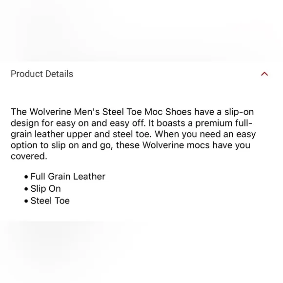 Wolverine Men’s Steel Toe Moc Shoes LIKE NEW Size 12