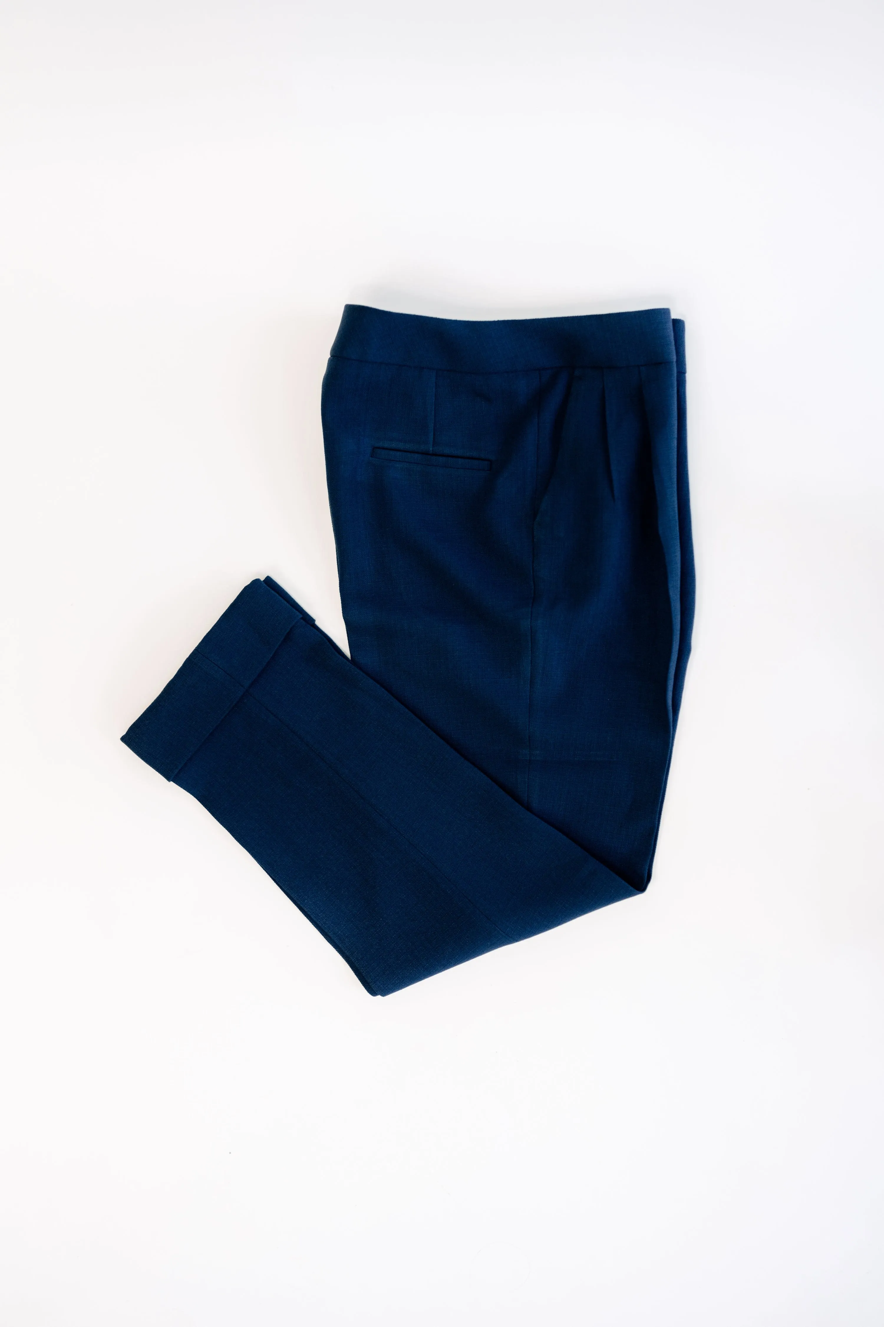 Women - French Blue  High Waist Pants