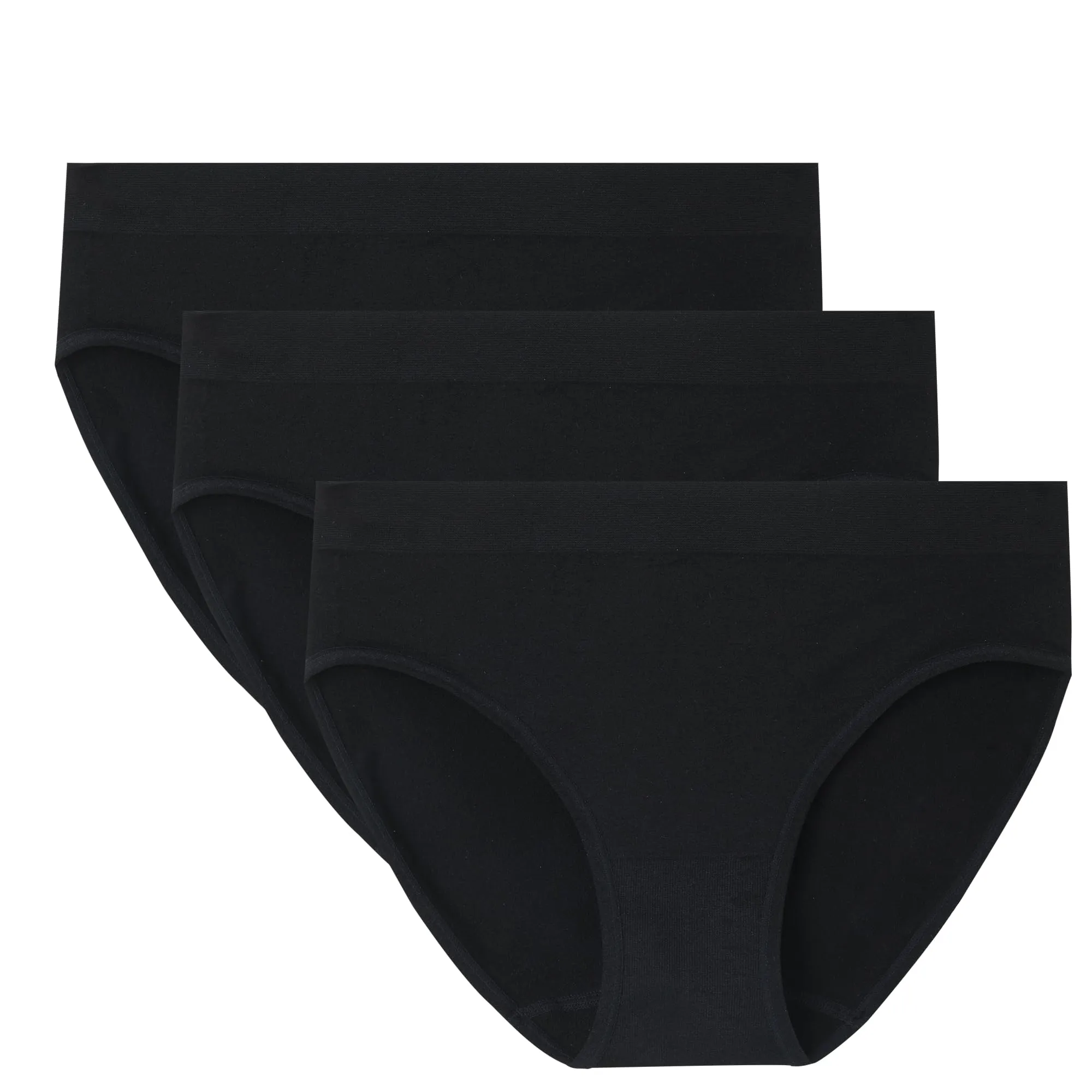 Women's Bikini Underwear Premium Microfiber Briefs 3 Pack