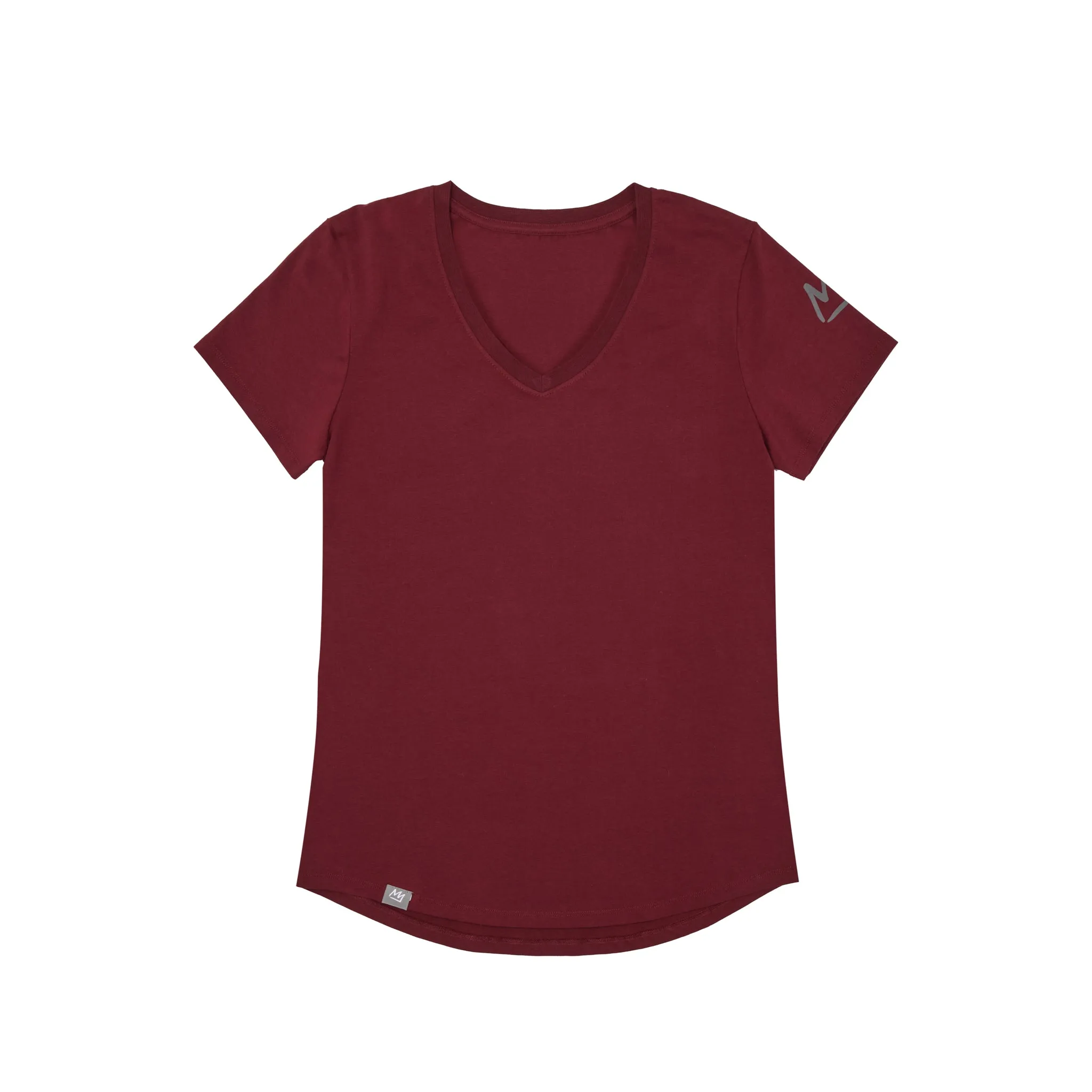 WOMENS CLASSIC CROWN V NECK SS TEE