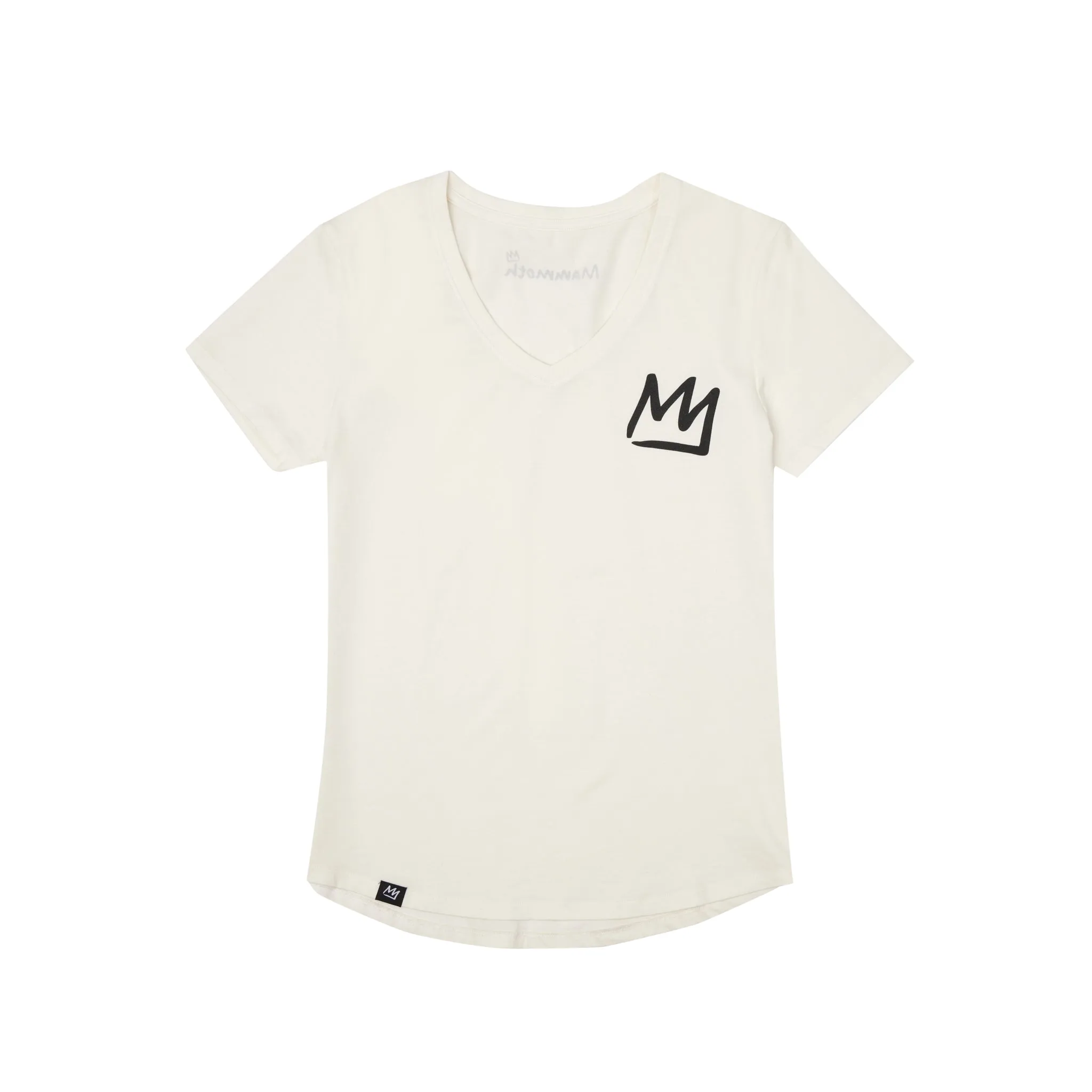 WOMENS CLASSIC CROWN V NECK SS TEE