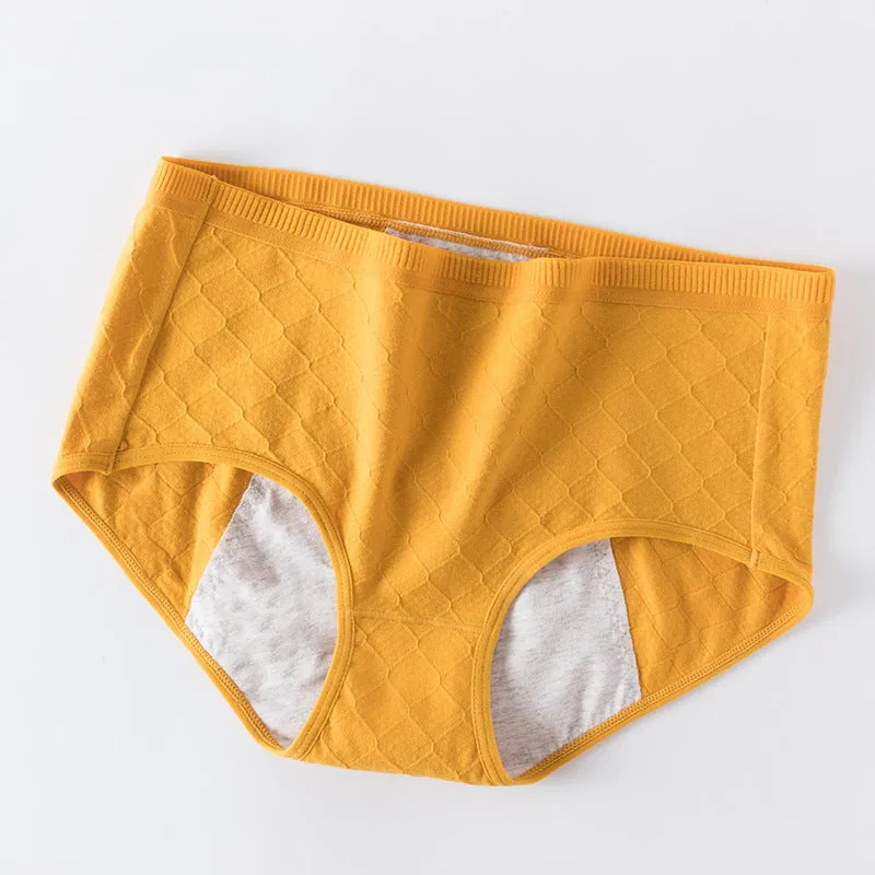Women's Physical Pants Side Leak Proof Midwaist Cotton Breathable Briefs