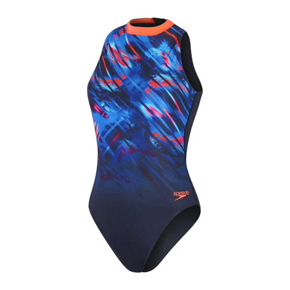 Womens Printed Hydrasuit - Navy/Colbolt/Blue