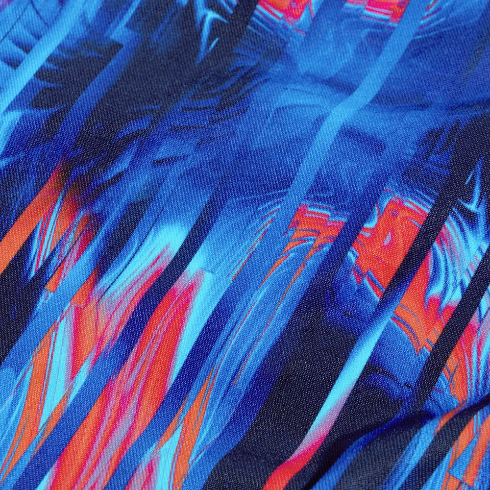 Womens Printed Hydrasuit - Navy/Colbolt/Blue