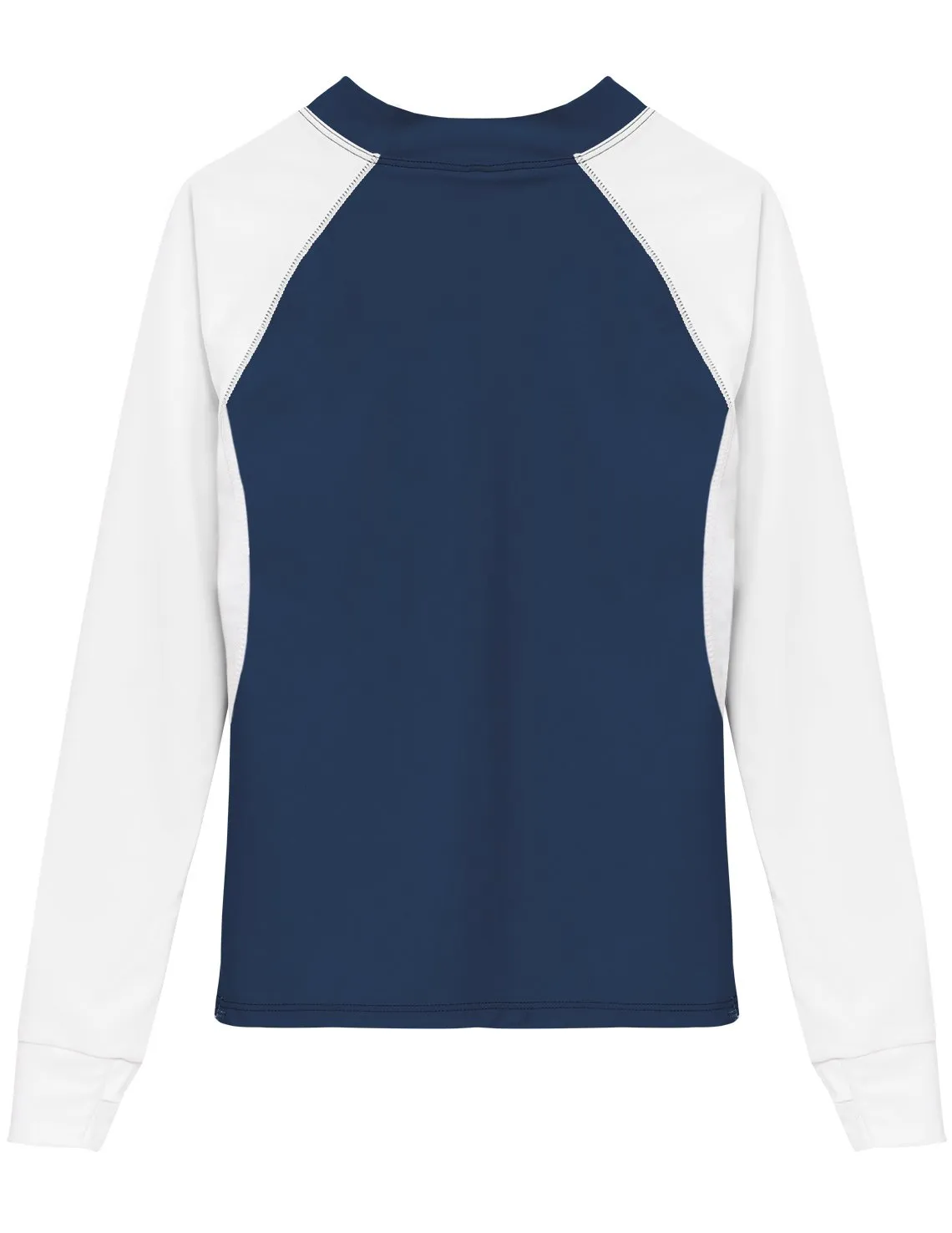 Women's Snorkel Caribbean Fish ID Rash Guard - Navy