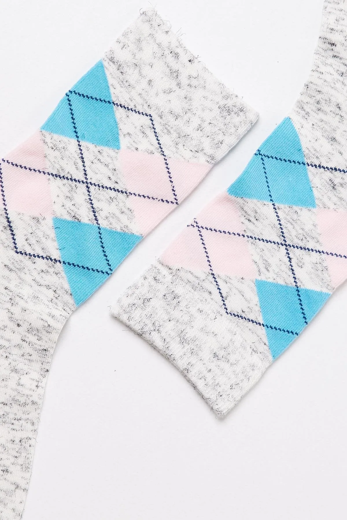 Women's Socket Socks Plaid Patterned