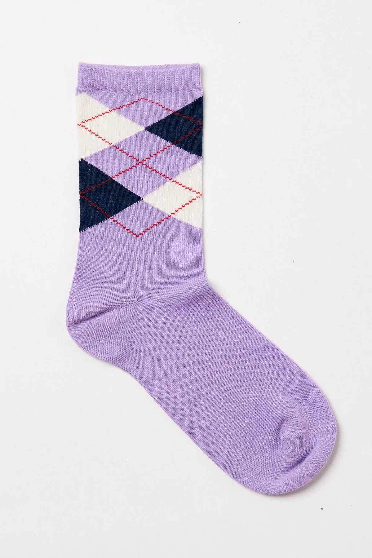 Women's Socket Socks Plaid Patterned
