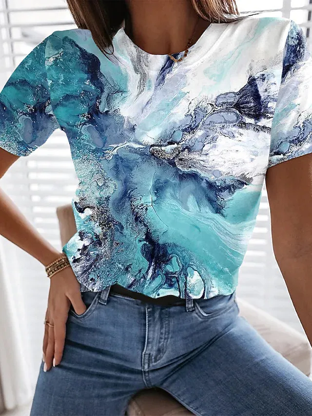 Women's T shirt Graphic Butterfly Print