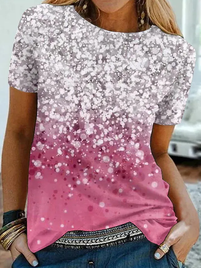 Women's T shirt Graphic Butterfly Print