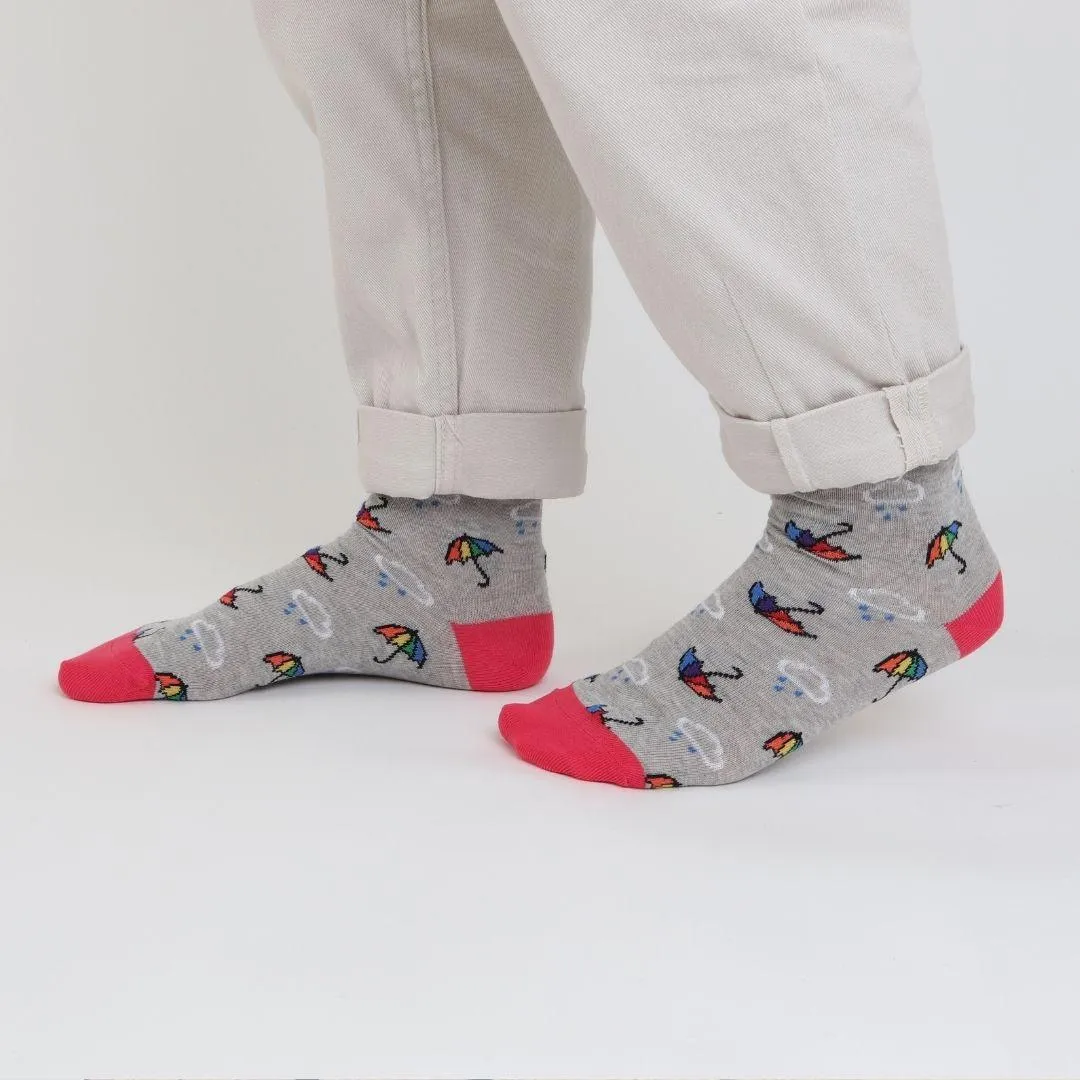 Women's Welsh Weatherman x Corgi Shower Cotton Socks