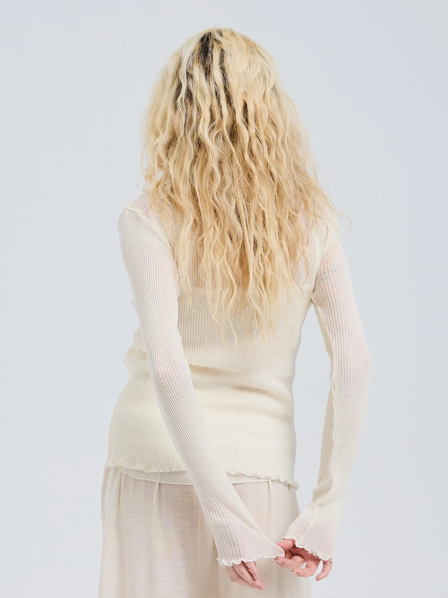 Woolen Cardigan | Merino wool - Off-White