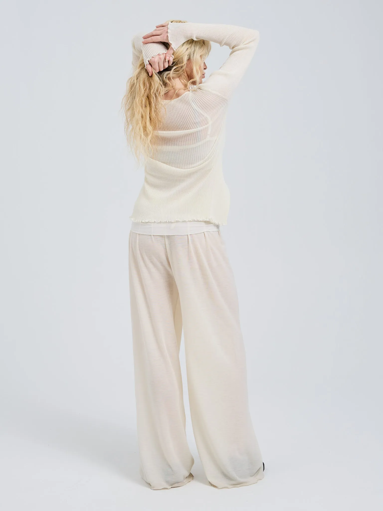 Woolen Cardigan | Merino wool - Off-White