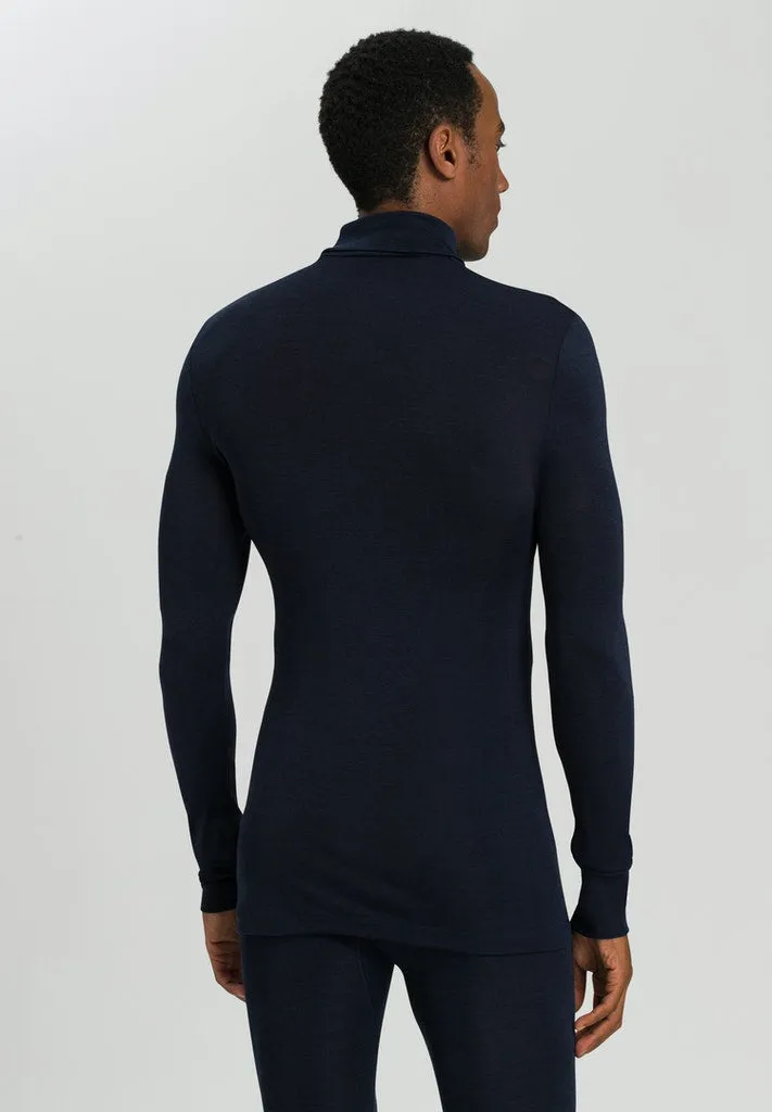Woolen Silk - Long-Sleeved Turtle Neck Top